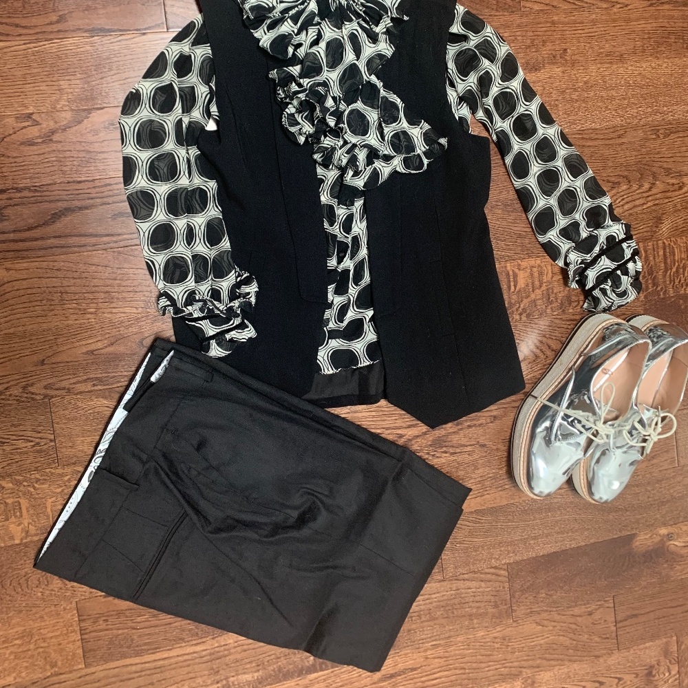 Black Linen Pant